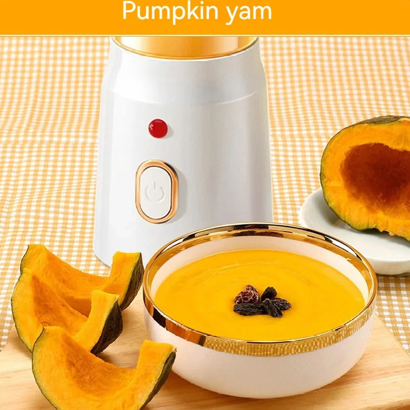 Portable Wireless Blender Electric Fruit Juicer Machine For Orange Ice Crushing 10 Blade Auxiliary Food Machine 1500mA Mixer